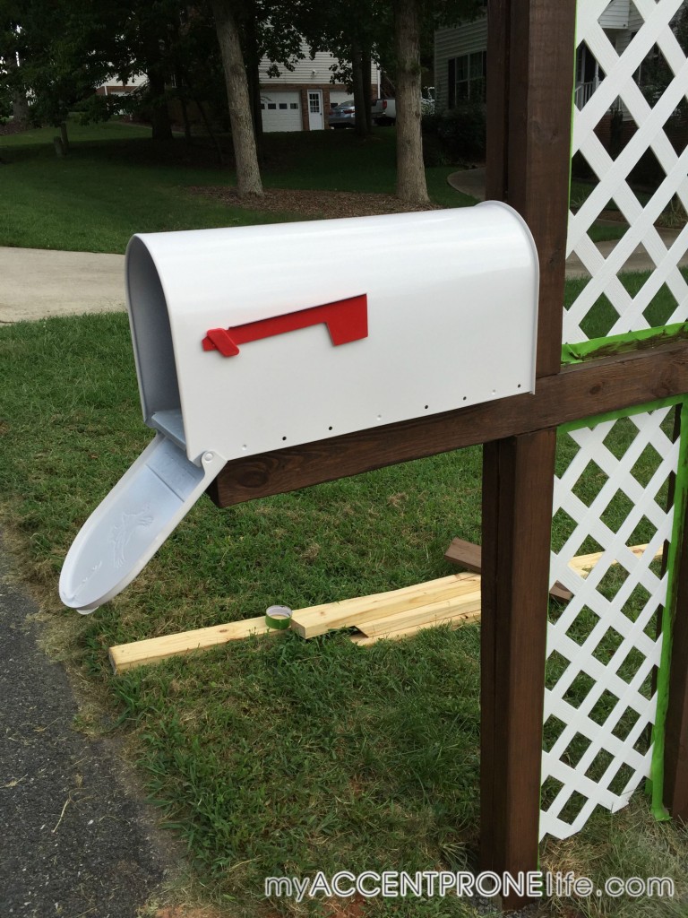 DIY Lattice Mailbox